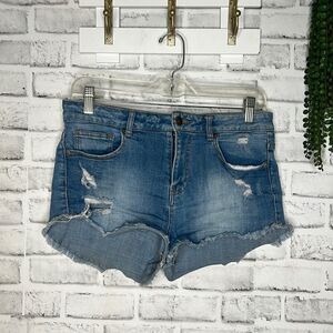 dELiA*s Bradley Vintage Y2K Distressed Jean Shorts Size 9/10